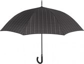 paraplu heren automatisch 120 cm microfiber bruin