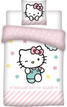 dekbedovertrek Hello Kitty 140 x 200 cm polyester