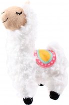 knuffel Lola Lama junior 20 cm wit