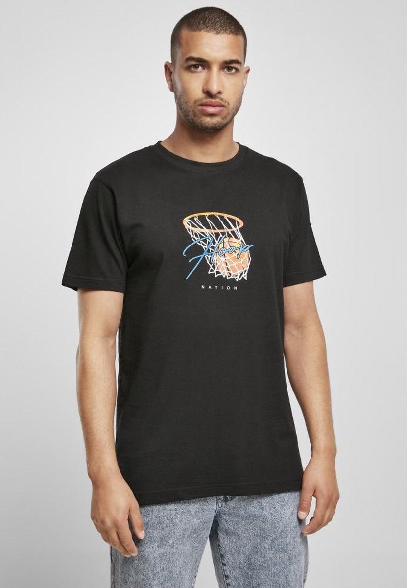 Mister Tee Hoop Nation Heren T-shirt XS Zwart