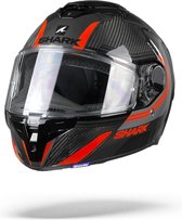 Shark Spartan GT Carbon Tracker Carbon DAR Antraciet Rood M