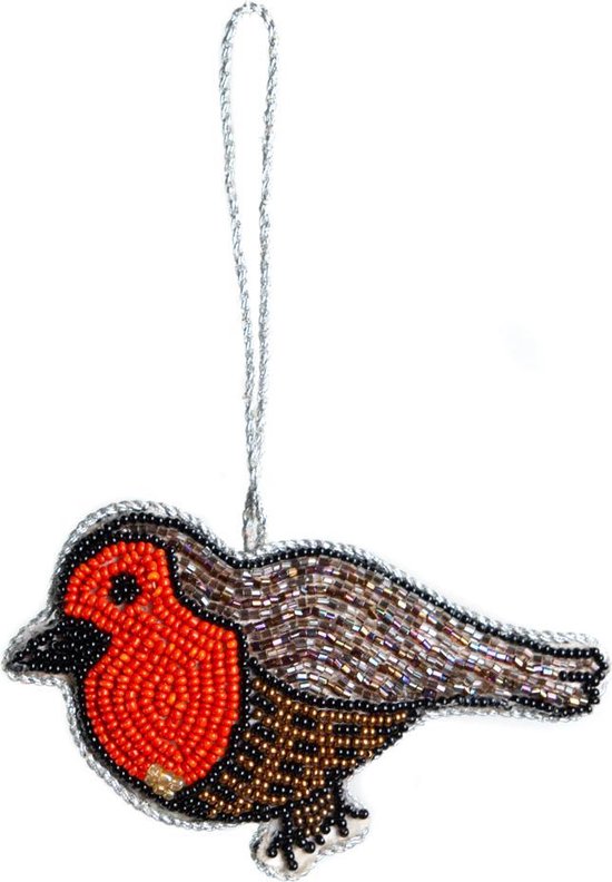 Hanger Ornament Traditioneel Vogel (13 cm)