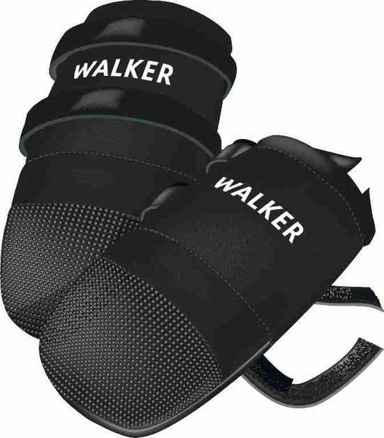 Trixie Walker Care Hondenschoenen - M - 15 x 8 cm - Zwart - 2 st
