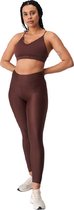 Röhnisch Sportlegging Asana Dames Polyester/elastaan Bruin Maat Xl