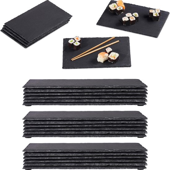 Plateau en ardoise naturelle 26,5 x 20,5 cm - Plateaux Buffet : Buffet Plus