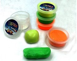 Theraputty - UV Sensorische Putty - Glow in the Dark - Set van 6