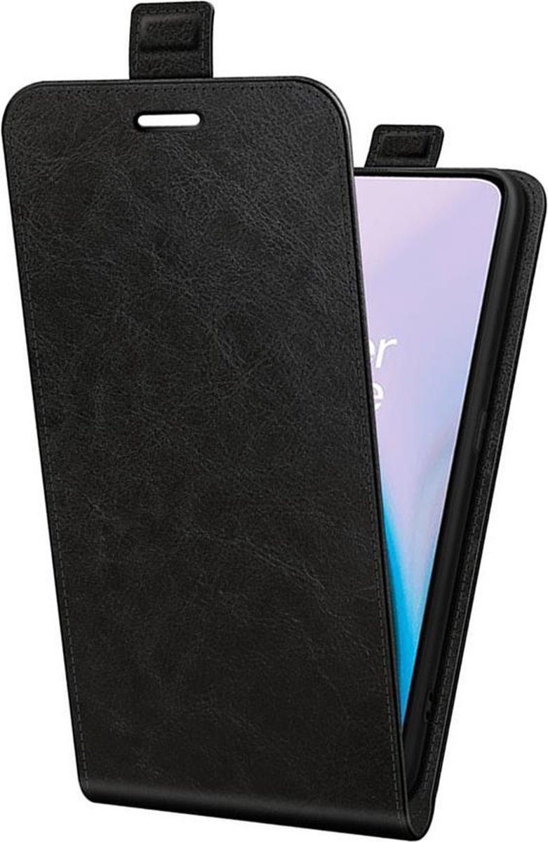 Just in Case hoesje geschikt voor OnePlus Nord 2 - Flip Case met Pasjeshouder - Zwart