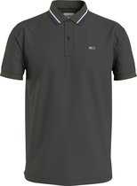 Tommy Hilfiger Classic Tipped Stretch Polo  Poloshirt - Mannen - donker groen