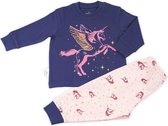 Frogs and Dogs - Pyjama Unicorn - Navy Blauw - Maat 152 -