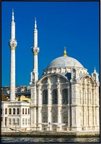 Poster van de Ortakoy-moskee in Istanbul - 13x18 cm