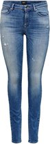 Only Jeans Onlshape Life Reg Skinny Dnm Rea540 Noos 15237326 Medium Blue Denim Femme Taille - W26 X L30