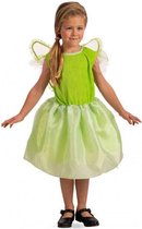 Carnival Toys Verkleedjurk Fee Meisjes Satijn Groen Maat 116