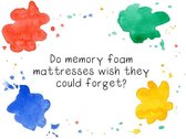 Memory foam mattresses - Wenskaart met envelop - Grappige teksten - Engels - Motivatie - Wijsheden