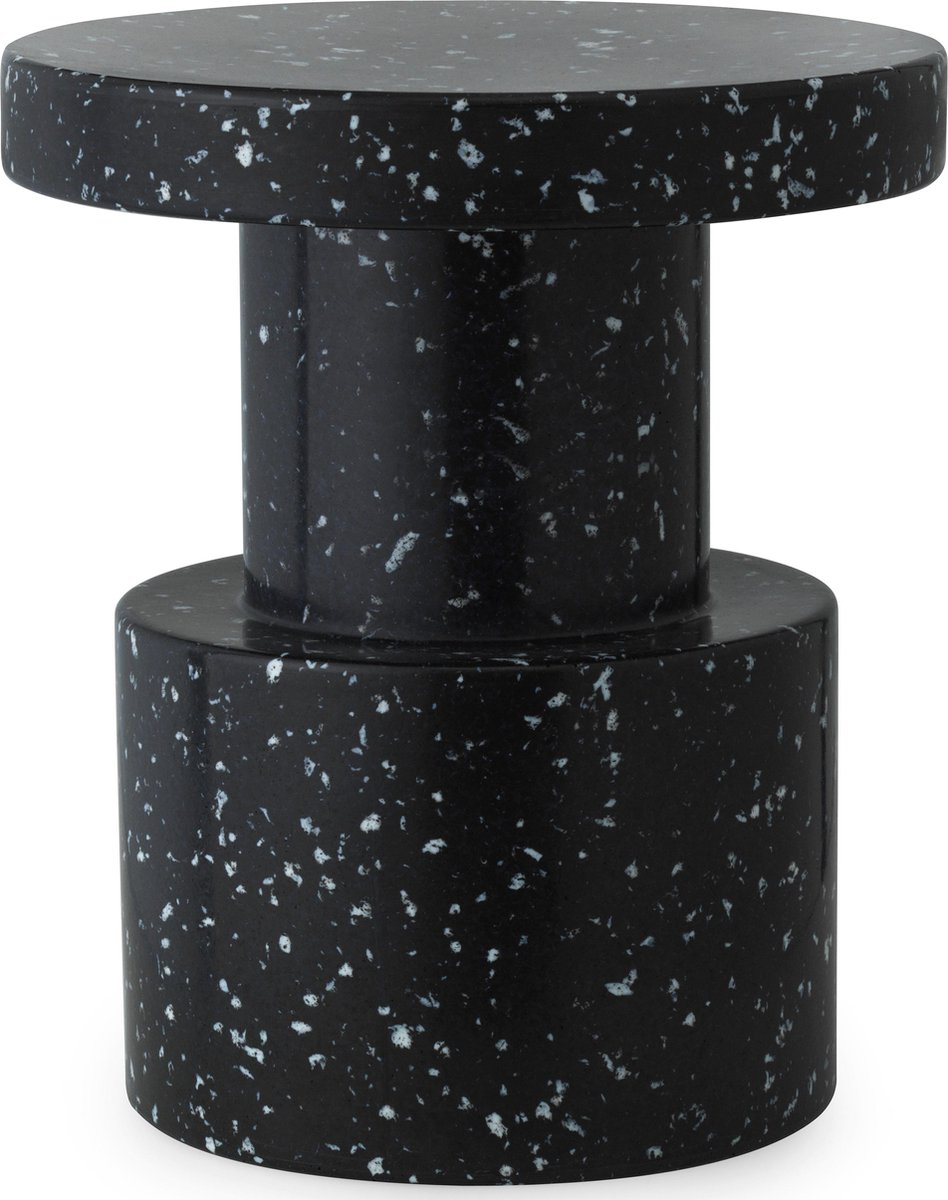 Bit Stool - Bijzettafel Zwart - H 42 x Ø 36 cm