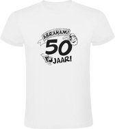 Abraham 50e verjaardag Heren | cadeau | 50 jaar | t-shirt