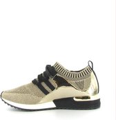 Lastrada knitted sneakers gold