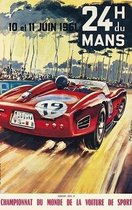 24 Hours Of Le Mans Print Poster Wall Art Kunst Canvas Printing Op Papier Living Decoratie 30x40cm Multi-color