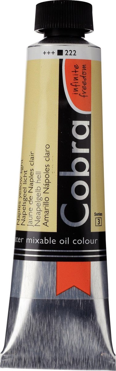 Olieverf - #222 Napelsgeel Licht - Cobra Artitst - 40ml