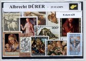 Albrecht Dürer – Luxe postzegel pakket (A6 formaat) : collectie van 25 verschillende postzegels van Albrecht Dürer – kan als ansichtkaart in een A6 envelop - authentiek cadeau - ka