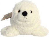 knuffel Eco Nation zeehond 30,5 cm pluche wit