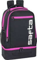 Sporttas met Schoenenhouder Safta Zwart Roze (18 L)