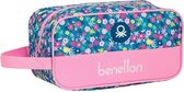Reisschoenenrek Benetton Blooming Roze Polyester