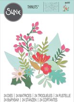 Sizzix Thinlits Snijmal Set - Floral Abundance - 24 stuks
