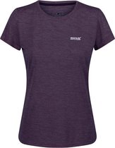 Regatta T-shirt Fingal Dames Polyester Paars Maat 52