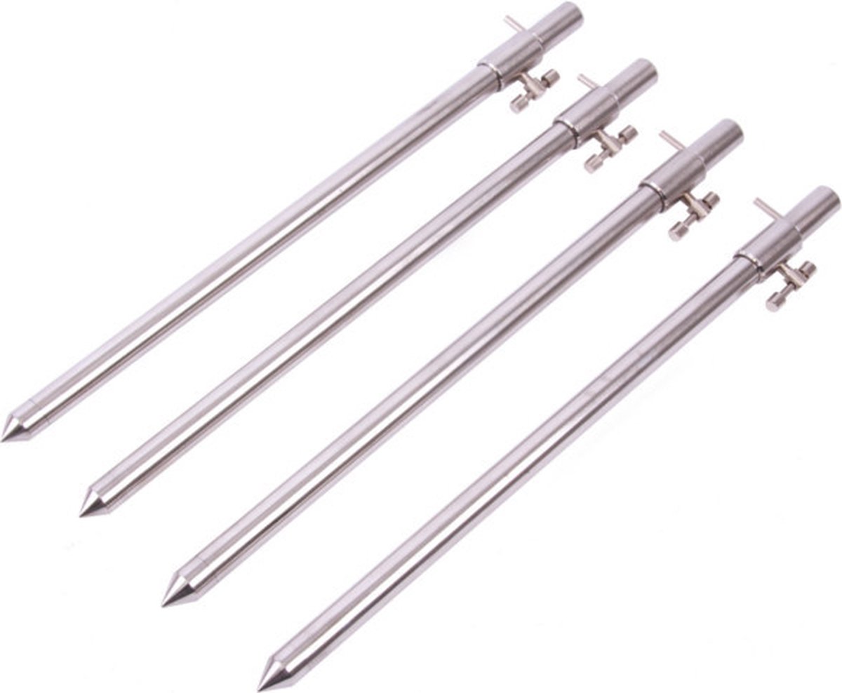 4 x NGT Stainless steel banksticks 50-90cm | Banksticks