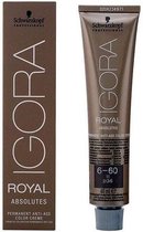 Permanente Anti-Veroudering Kleur Igora Royal Absolutes Schwarzkopf Nº 6-60