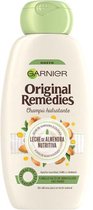 Shampoo ORIGINAL REMEDIES leche de almendras Garnier (300 ml)