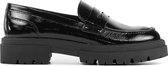 Mace Instappers Dames - Instapschoenen / Damesschoenen - Leer   - M1047 lak - Zwart - Maat 42