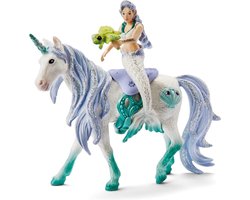 foto van schleich BAYALA - Zeemeermin op zee-eenhoorn - Speelfiguur - Kinderspeelgoed voor Jongens en Meisjes - 5 tot 12 jaar - 42509