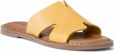 Tamaris Dames Slip-on schoen 1-1-27135-26 602 geel wijd Maat: 39 EU