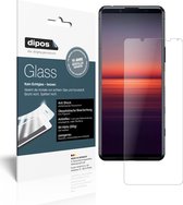 dipos I 2x Pantserfolie mat compatibel met Sony Xperia 5 II Beschermfolie 9H screen-protector (expres kleiner dan het glas omdat het gebogen is)