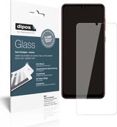 dipos I 2x Pantserfolie helder compatibel met Samsung Galaxy M02 Beschermfolie 9H screen-protector (expres kleiner dan het glas omdat het gebogen is)