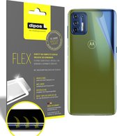 dipos I 3x Beschermfolie 100% compatibel met Motorola Moto G9 Plus Achterkant Folie I 3D Full Cover screen-protector