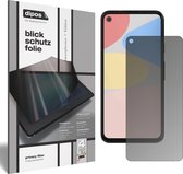 dipos I Privacy-Beschermfolie mat compatibel met Google Pixel 4a Privacy-Folie screen-protector Privacy-Filter (expres kleiner dan het glas omdat het gebogen is)