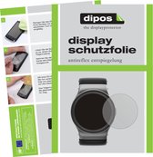 dipos I 2x Beschermfolie mat compatibel met 45 mm Diameter Klok Folie screen-protector