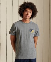Superdry Heren tshirt Source T-shirt met Vintage-logo