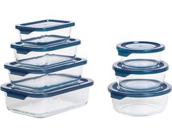 Sareva glazen ovenschalenset met deksel – 7-delig - Glazen vershoudbakjes set – Bewaarbakjes Rond en rechthoekig – Vaatwasser-, oven-, vriezer-, en magnetronbestendig - Ideaal voor Meal preppen Sareva glazen ovenschalenset met deksel – 7-delig - Glazen vershoudbakjes set – Bewaarbakjes Rond en rechthoekig – Vaatwasser-, oven-, vriezer-, en magnetronbestendig - Ideaal voor Meal preppen