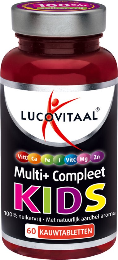 Foto: Lucovitaal multi kids kauwtabletten 60 stuks