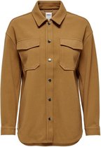 Only Jas Onlmaci L/s Shacket Pnt 15222966 Toasted Coconut Dames Maat - XS