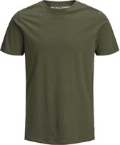 Jack & Jones T-shirt Jjeorganic Basic Tee Ss O-neck Noos 12156101 Olive Night/slim Mannen Maat - M