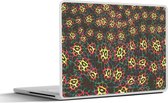 Laptop sticker - 10.1 inch - Luipaard - Kleurrijk - Design - 25x18cm - Laptopstickers - Laptop skin - Cover