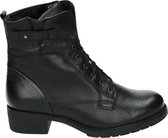 Durea 9649 K - Volwassenen VeterlaarzenHalf-hoge schoenen - Kleur: Zwart - Maat: 38.5