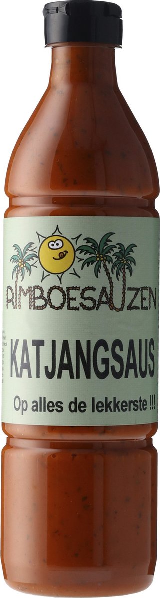 Rimboe Katjangsaus - licht pittige tomatensaus met pinda - 500ml