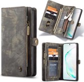 CaseMe Vintage Wallet hoesje Samsung S20 FE Zwart