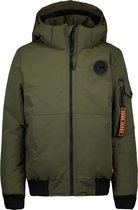 Cars jeans winterjas jongens - groen - Bayham - maat 140
