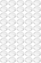 Tampon de porte - Zinaps 50pcs tampons de Bumper en caoutchouc transparent tampons de tampon auto-adhésifs tampons d'amortisseur de porte d'armoire pour porte Cuisine salle de bain Office 8x4mm (WK 02129)